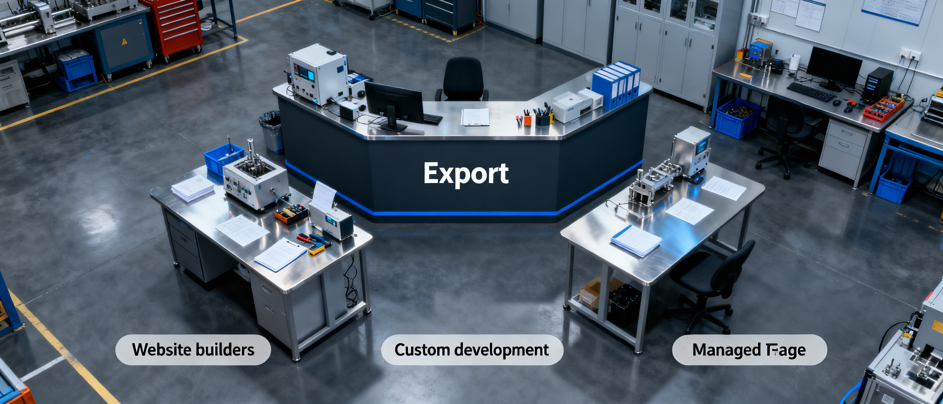 Website Builder vs Custom Development: Factory Site Decision